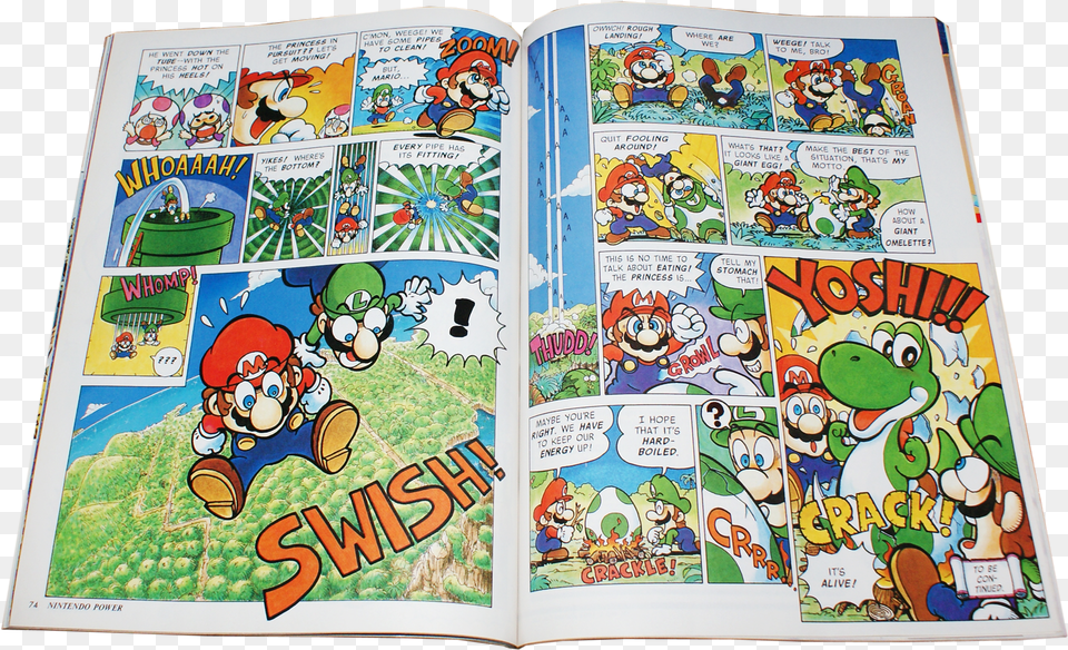 Super Mario Adventures, Book, Comics, Publication, Person Free Png
