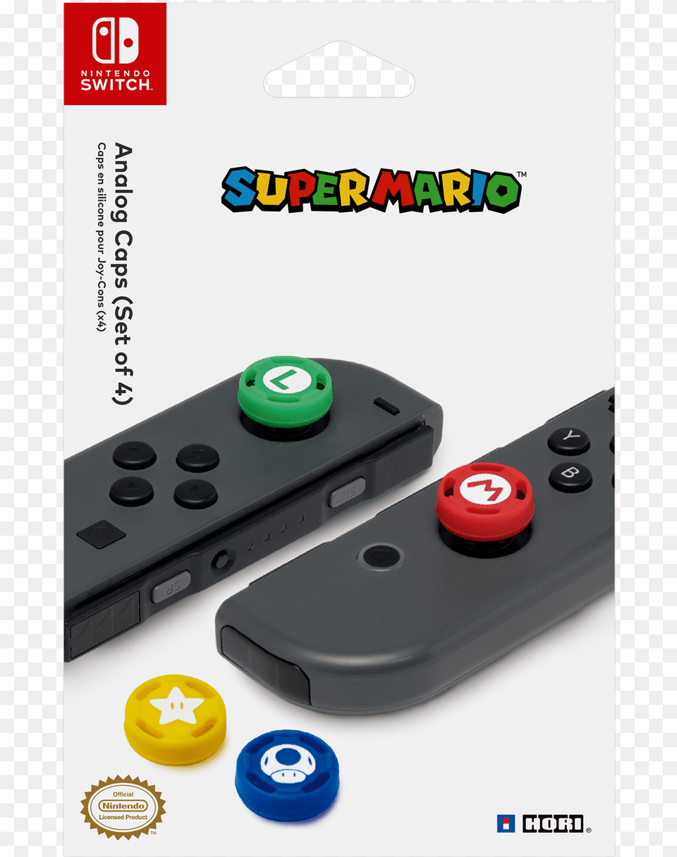 Super Mario Analog Caps For Nintendo Switch Nintendo Switch Analog Caps, Electronics, Remote Control, Toy Free Png