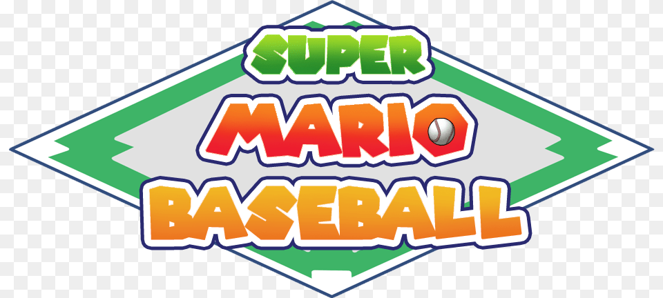 Super Mario Baseball Mario Baseball, Sticker, Logo Free Transparent Png