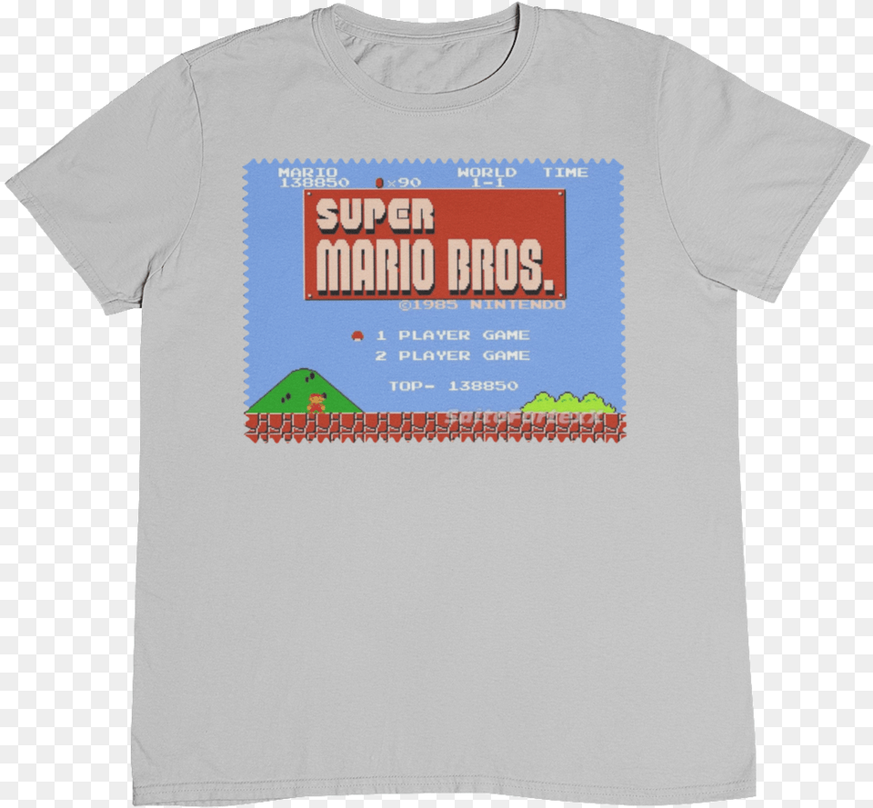 Super Mario Bros, Clothing, T-shirt, Shirt Png Image