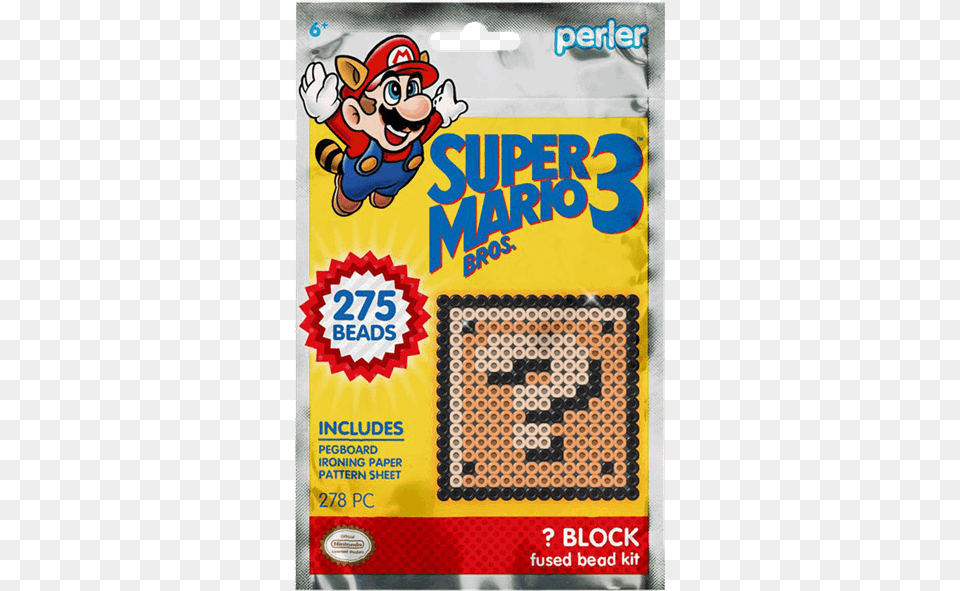 Super Mario Bros 3 Perler Mario, Game, Super Mario, Baby, Person Free Png