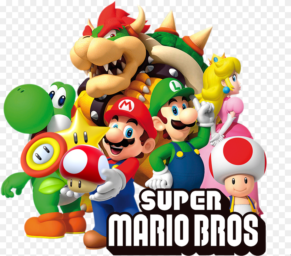 Super Mario Bros Carte D Invitation Anniversaire Mario, Baby, Game, Person, Super Mario Png