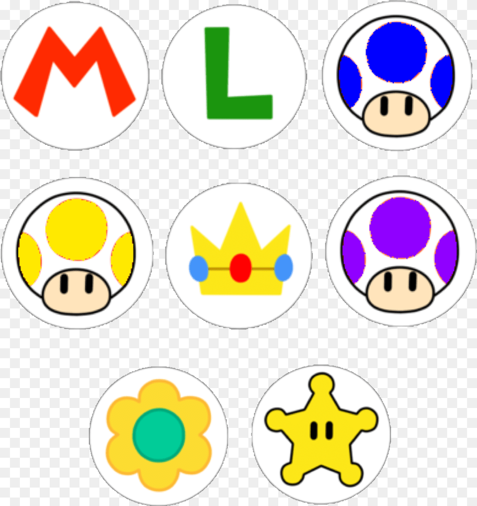 Super Mario Bros Charater Emblem, Symbol Free Png