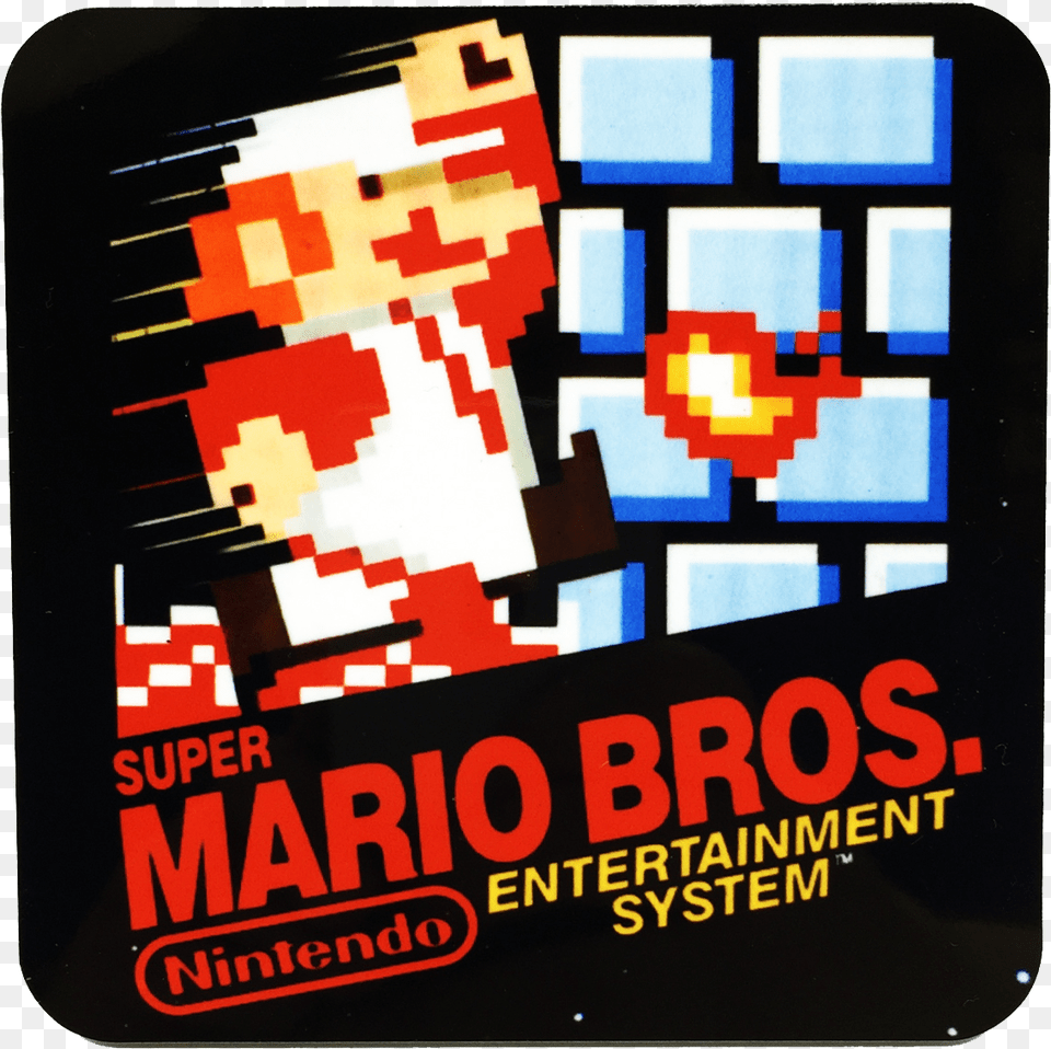 Super Mario Bros Drink Coaster Super Mario Bros Nes, Advertisement, Poster, Art Free Transparent Png