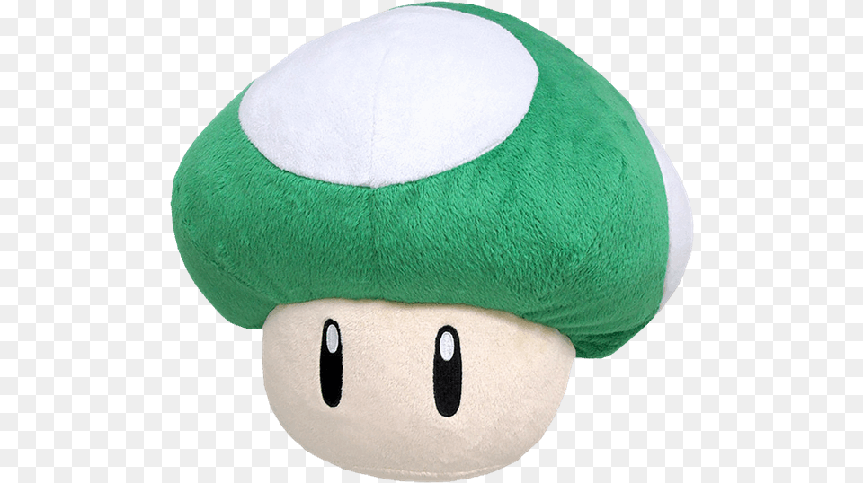 Super Mario Bros Plush 1up Mushroom Pillow, Cushion, Home Decor, Toy Free Transparent Png