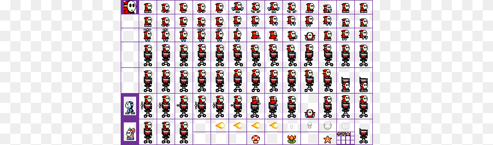 Super Mario Bros Shy Guy Sprites, Computer, Computer Hardware, Electronics, Hardware Png