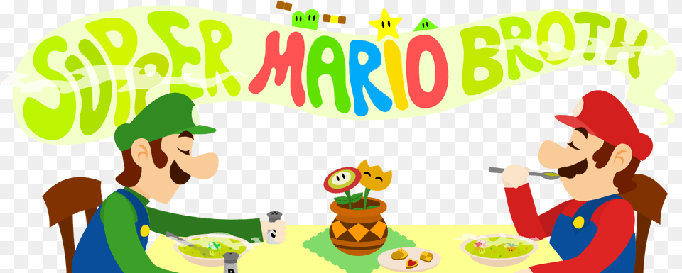 Super Mario Broth, Baby, Person, Face, Head Free Png Download