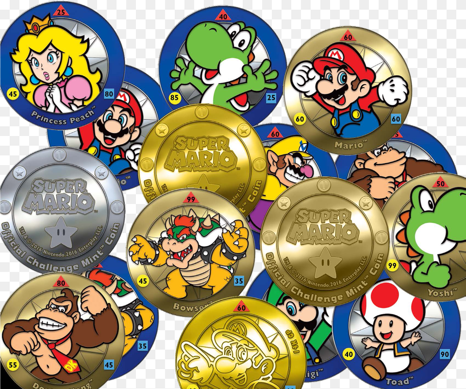 Super Mario Challenge Coins, Face, Head, Person, Baby Free Png