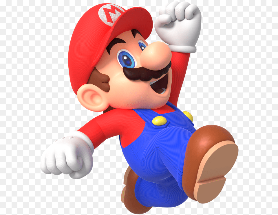 Super Mario Characters Mario 64 Jumping, Game, Super Mario, Baby, Person Free Png