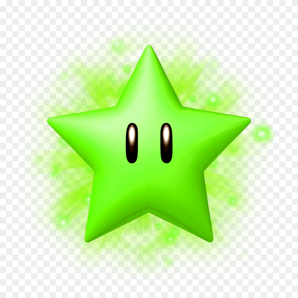 Super Mario Clip Art, Green, Star Symbol, Symbol Free Png