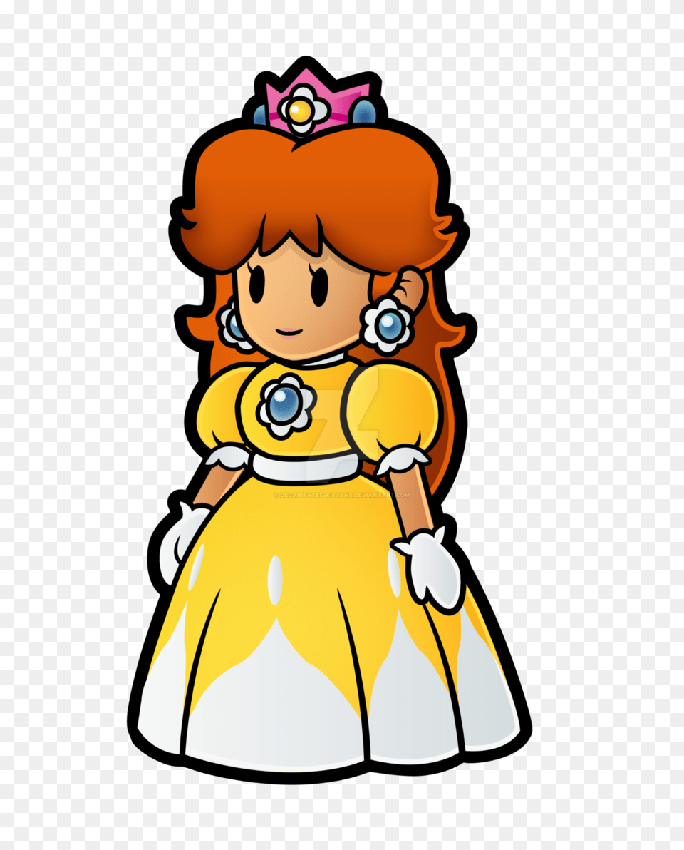 Super Mario Clipart Daisy, Baby, Person, Face, Head Free Png Download