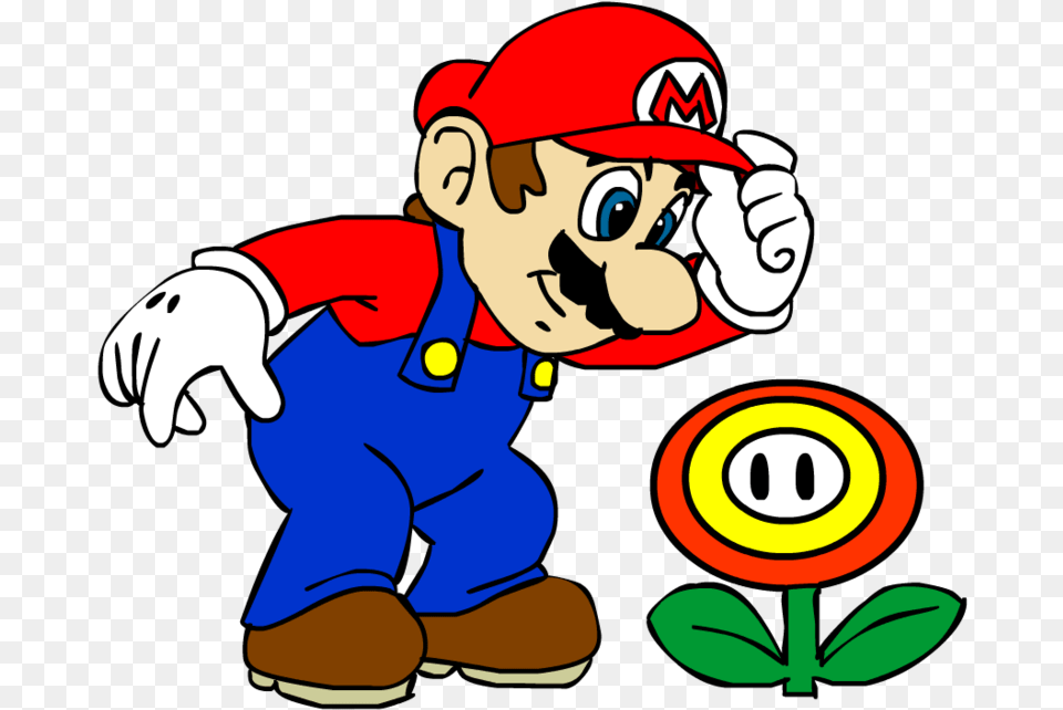 Super Mario Clipart Flower Cartoon, Baby, Person, Game, Super Mario Png