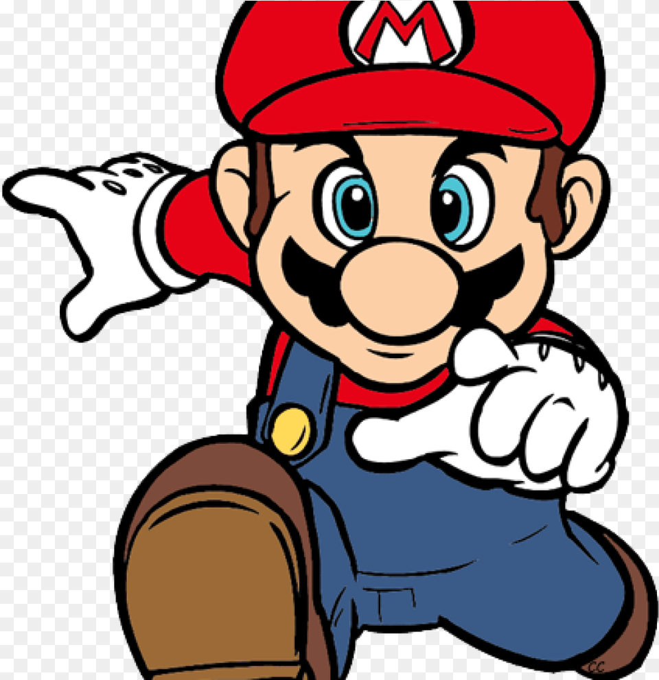 Super Mario Clipart Super Mario Bros Clip Art Cartoon, Baby, Person, Face, Head Png