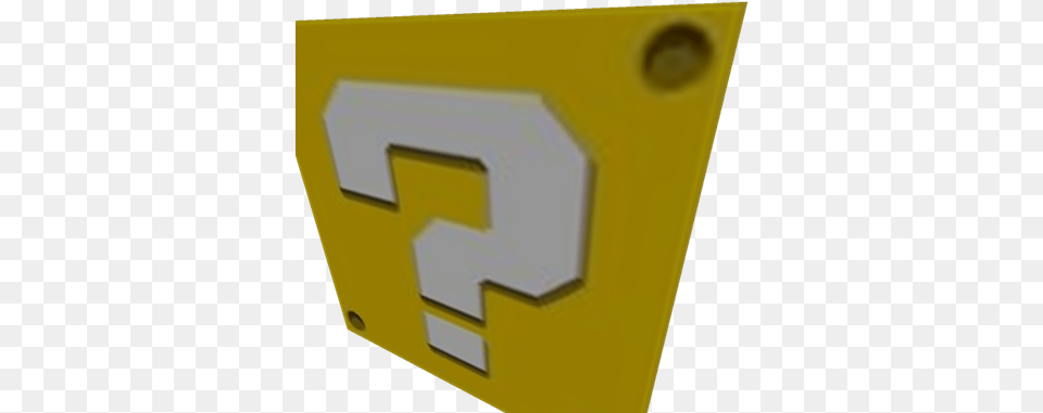 Super Mario Coin Block Roblox Plastic, Mailbox, Symbol, Text Png