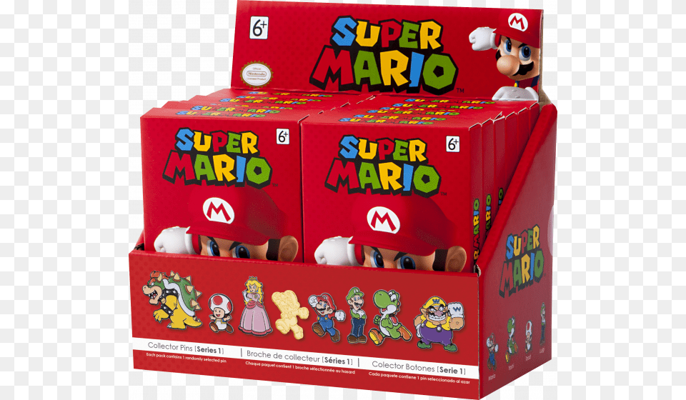 Super Mario Collector Pins Series 1 Nintendo Super Mario Collector Pins Series 1 Blind, Baby, Person, Game, Super Mario Free Png Download