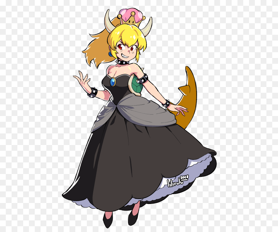 Super Mario Dorm Mates Chapter 3 Wattpad Bowser With Super Crown, Book, Comics, Publication, Person Free Transparent Png