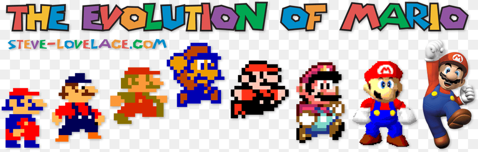 Super Mario Evolution Evolution Of Mario 2013, Baby, Game, Person, Super Mario Free Png Download