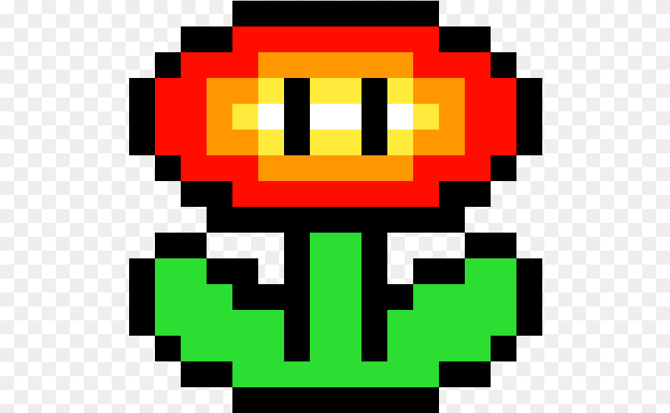 Super Mario Fire Flower Flower Minecraft Pixel Art, First Aid, Electronics, Hardware Free Transparent Png