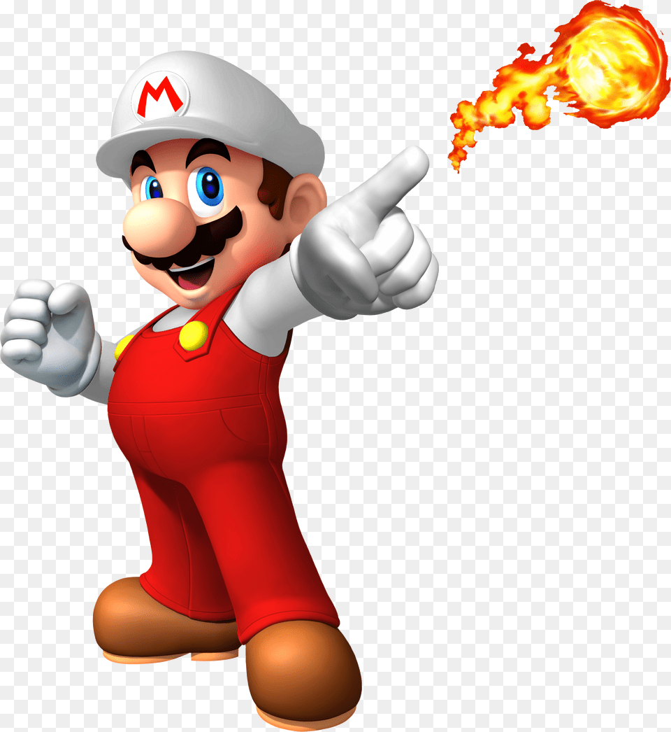 Super Mario Fire Image, Baby, Person, Face, Head Free Png Download