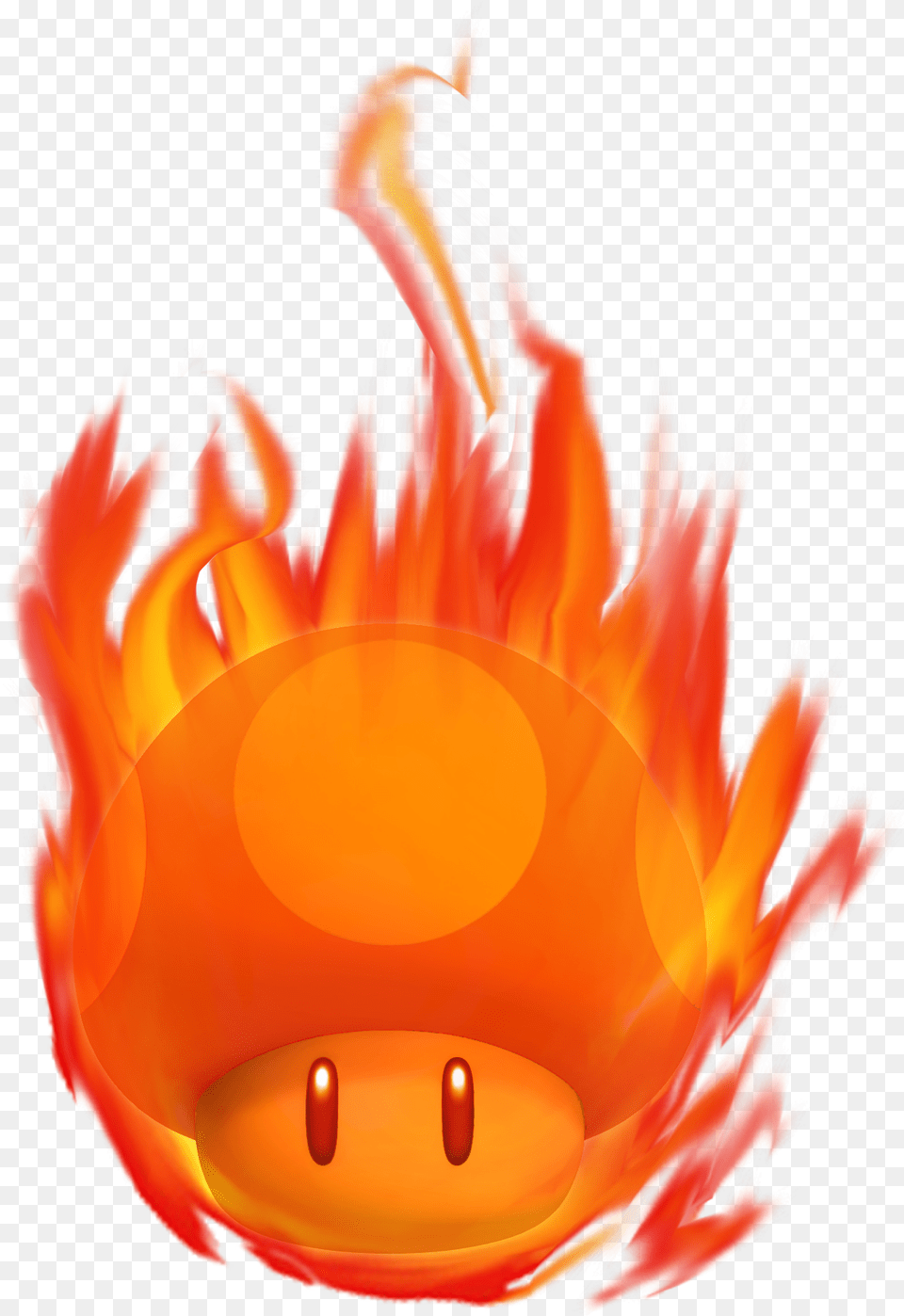 Super Mario Fire Mushroom, Flame, Lighting, Art, Pattern Free Transparent Png
