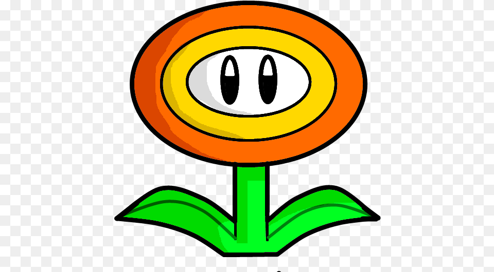 Super Mario Flower Drawing, Cutlery, Fork, Symbol, Sign Png Image