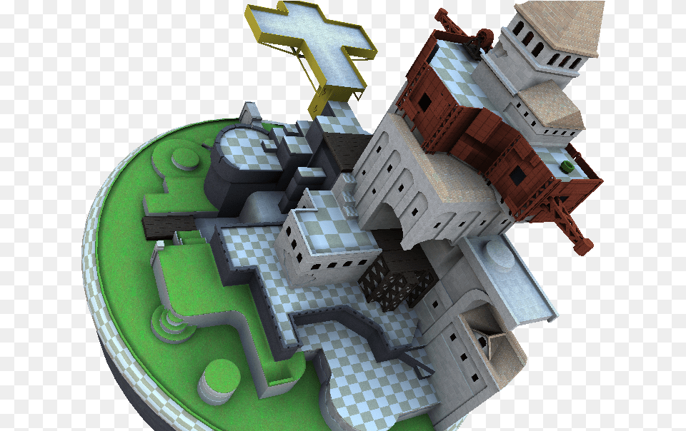Super Mario Galaxy Unused Planets, Architecture, Building, Castle, Fortress Free Png