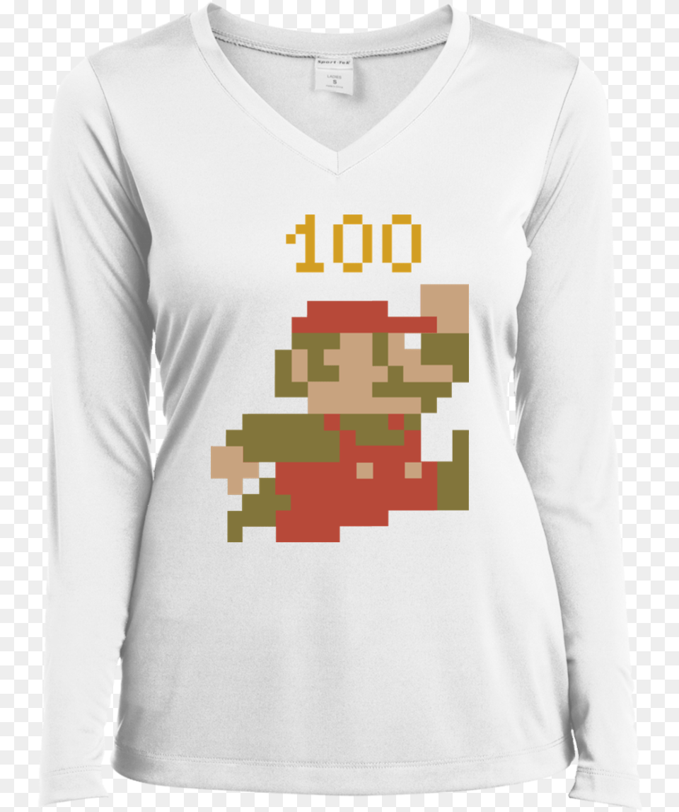 Super Mario Jump Sprite, Clothing, Long Sleeve, Sleeve, T-shirt Png