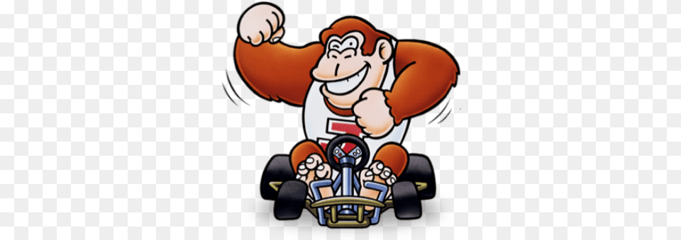 Super Mario Kart Donkey Kong Jr, Transportation, Vehicle Free Png Download