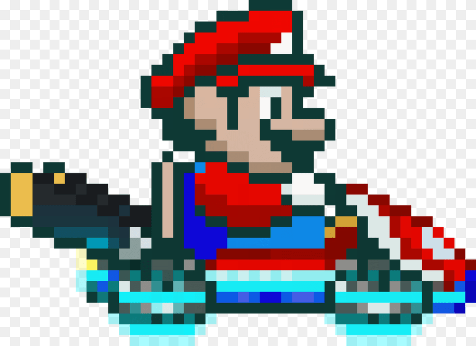Super Mario Kart Mario Sprite Clipart Pixel Art Mario Kart, Performer, Person Png