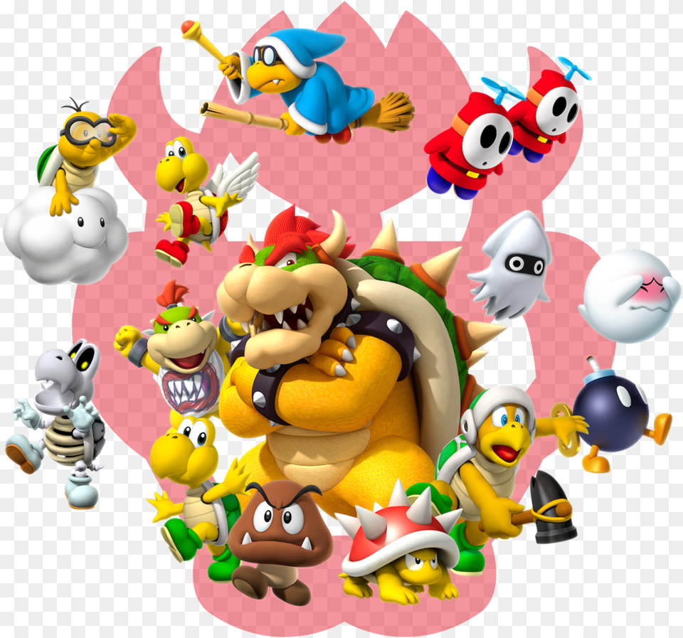 Super Mario Koopa, Baby, Person, Face, Head Free Png