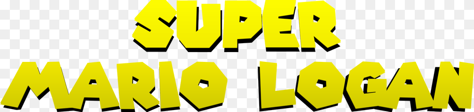 Super Mario Logan New Logo Super Mario Logan Logo, Text, Symbol Free Png Download