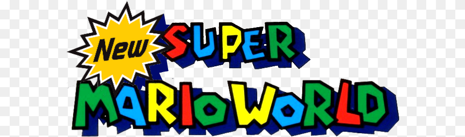 Super Mario Logo Clipart Hq Image New Super Mario World Logo, Scoreboard, Art, Text Free Transparent Png