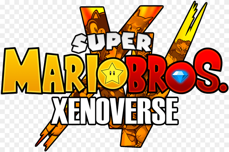 Super Mario Logo Super Mario Logo Vippng Dragon Ball Xenoverse Free Png