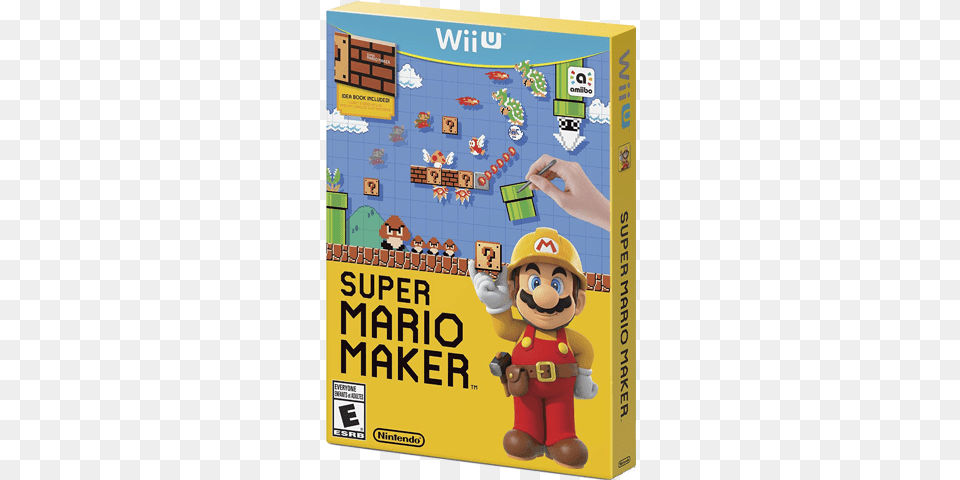 Super Mario Maker Box Art Super Mario Maker, Game, Super Mario, Baby, Person Free Png