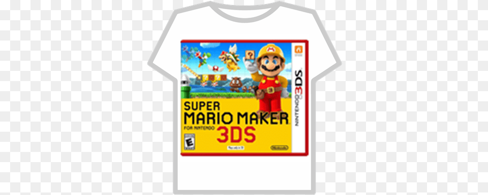 Super Mario Maker Roblox Super Mario Maker 3ds, Clothing, T-shirt, Baby, Person Free Png