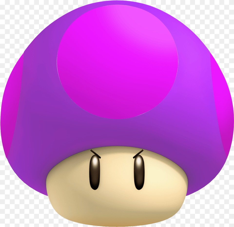 Super Mario Mushroom Mario Power Ups Poison Mushroom, Lighting, Purple, Disk Png Image