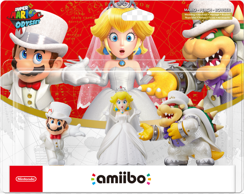 Super Mario Odyssey Amiibo 3 Pack, Doll, Toy, Baby, Person Free Png Download