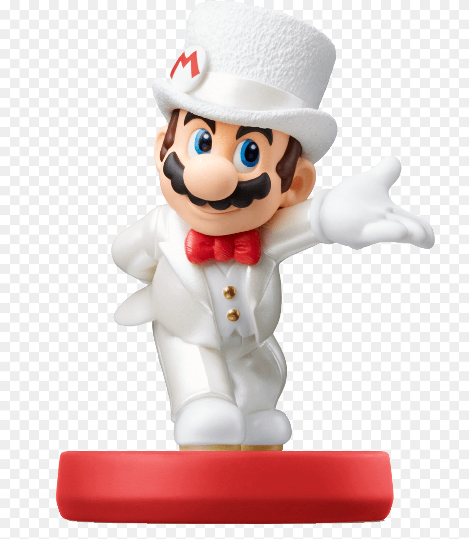 Super Mario Odyssey Mario Amiibo, Figurine, Baby, Person, Face Png