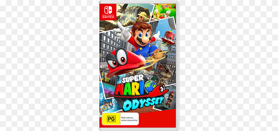 Super Mario Odyssey Nintendo Super Mario Odyssey, Book, Comics, Game, Publication Png Image