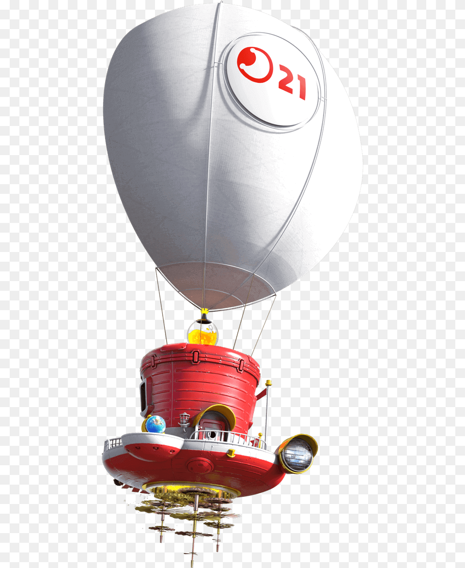 Super Mario Odyssey Ship Download Super Mario Odyssey The Odyssey, Aircraft, Transportation, Vehicle, Hot Air Balloon Free Transparent Png