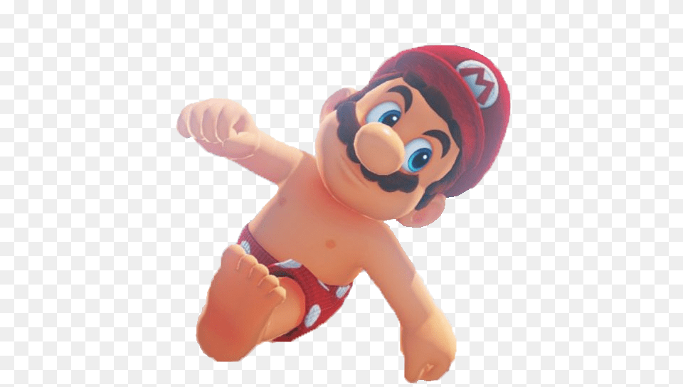 Super Mario Odyssey Super Mario Bros, Baby, Person, Face, Head Free Transparent Png