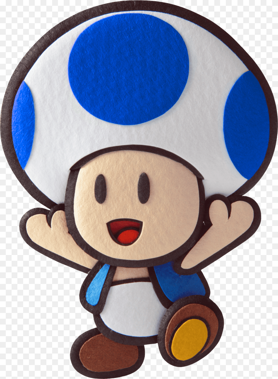 Super Mario Paper Toad, Plush, Toy Png Image