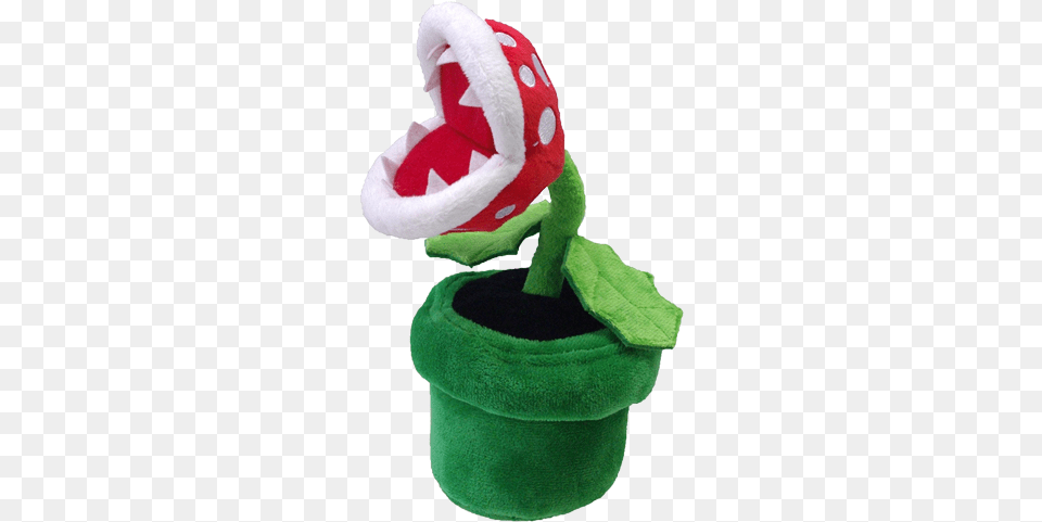 Super Mario Piranha Plant Plush, Toy, Potted Plant, Clothing, Hat Free Png Download