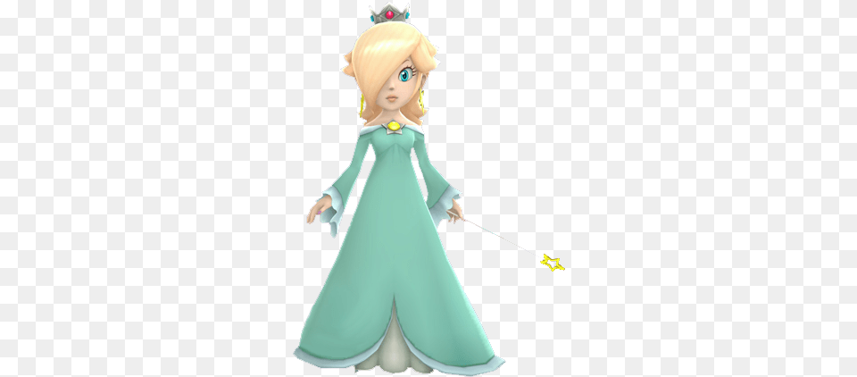 Super Mario Princess Super Mario 3d Super Mario World Princess Rosalina, Person, Clothing, Dress, Formal Wear Png