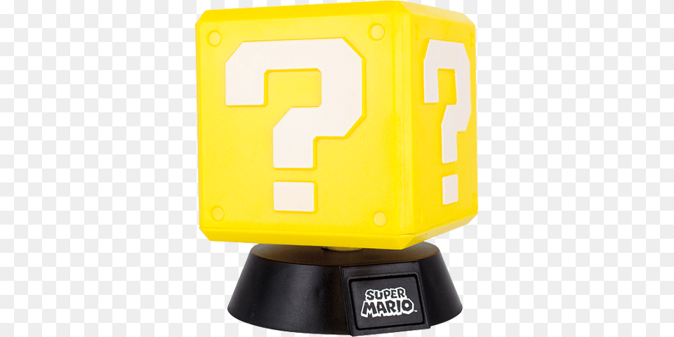 Super Mario Question Block Light Paladone, Lamp, Electronics Free Png