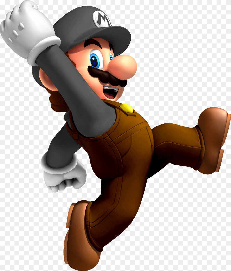 Super Mario Running New Super Mario Bros Wii Mario, Baby, Person, Face, Head Png Image