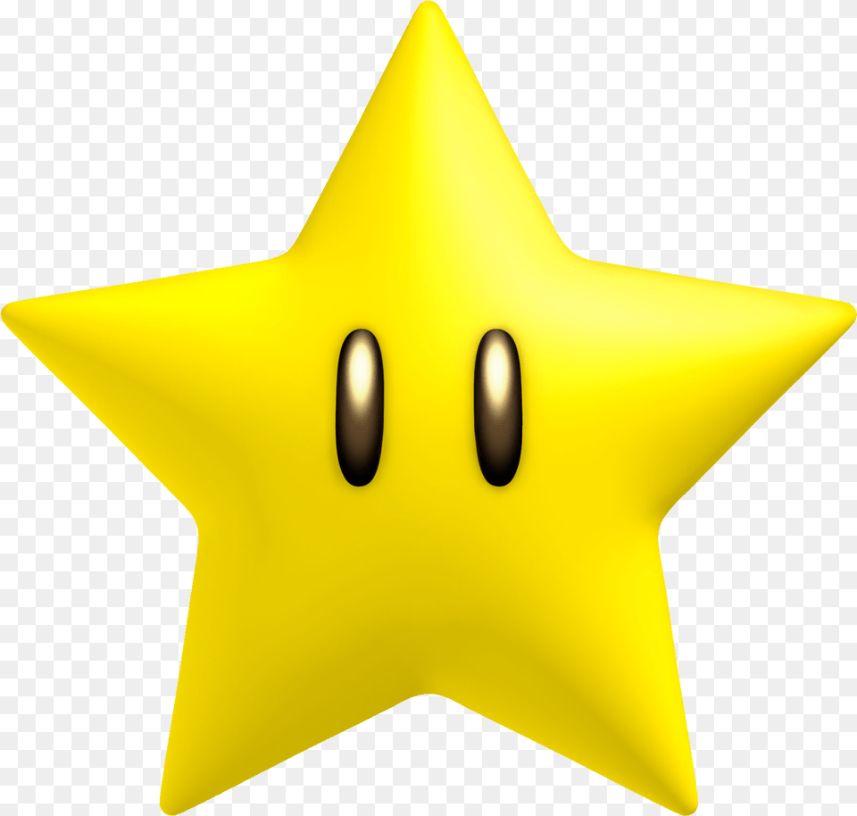 Super Mario Star Transparent Clipart Transparent Mario Star, Star Symbol, Symbol, Animal, Fish Png Image