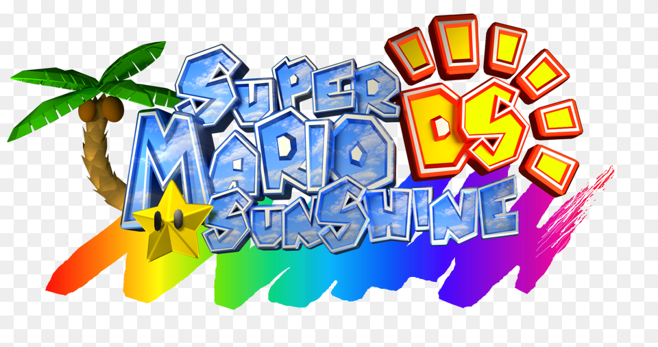 Super Mario Sunshine Ds, Art, Light Free Png Download