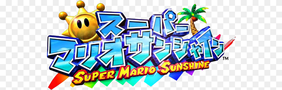 Super Mario Sunshine Japanese Logo, Dynamite, Weapon Png