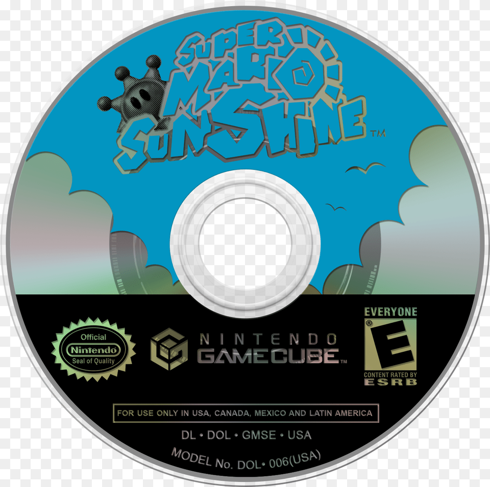 Super Mario Sunshine Super Monkey Ball 2 Disc, Disk, Dvd Free Transparent Png